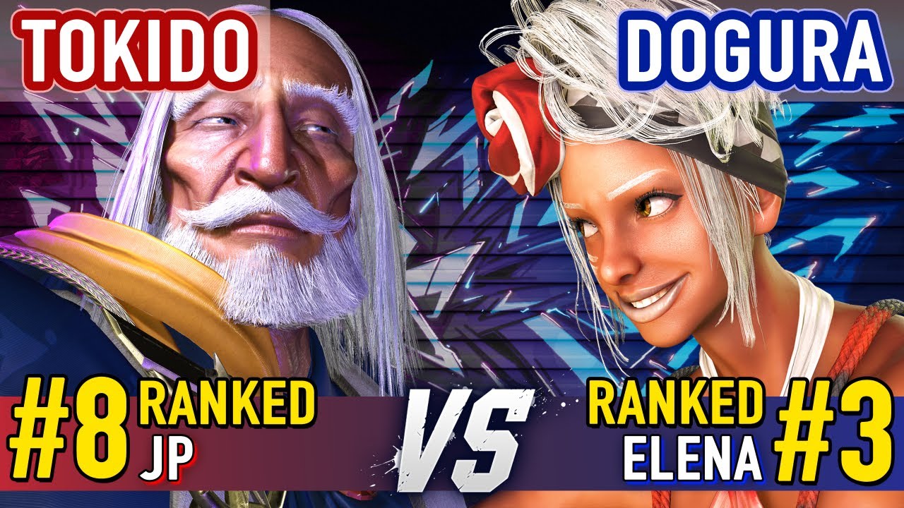 SF6 ▰ TOKIDO (#8 Ranked JP) vs DOGURA (#3 Ranked Elena) ▰ Street Fighter 6 High Level Gameplay