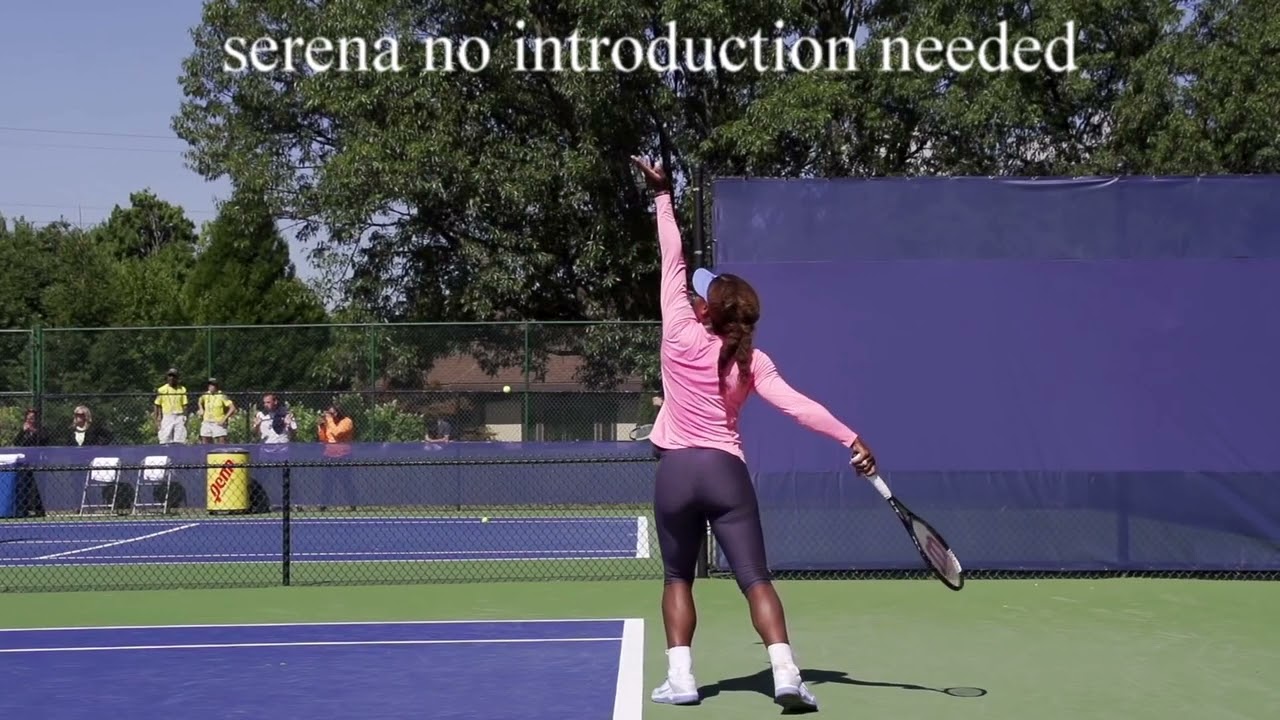 tennis serve. fire the hip but stay sideways , answering MB
