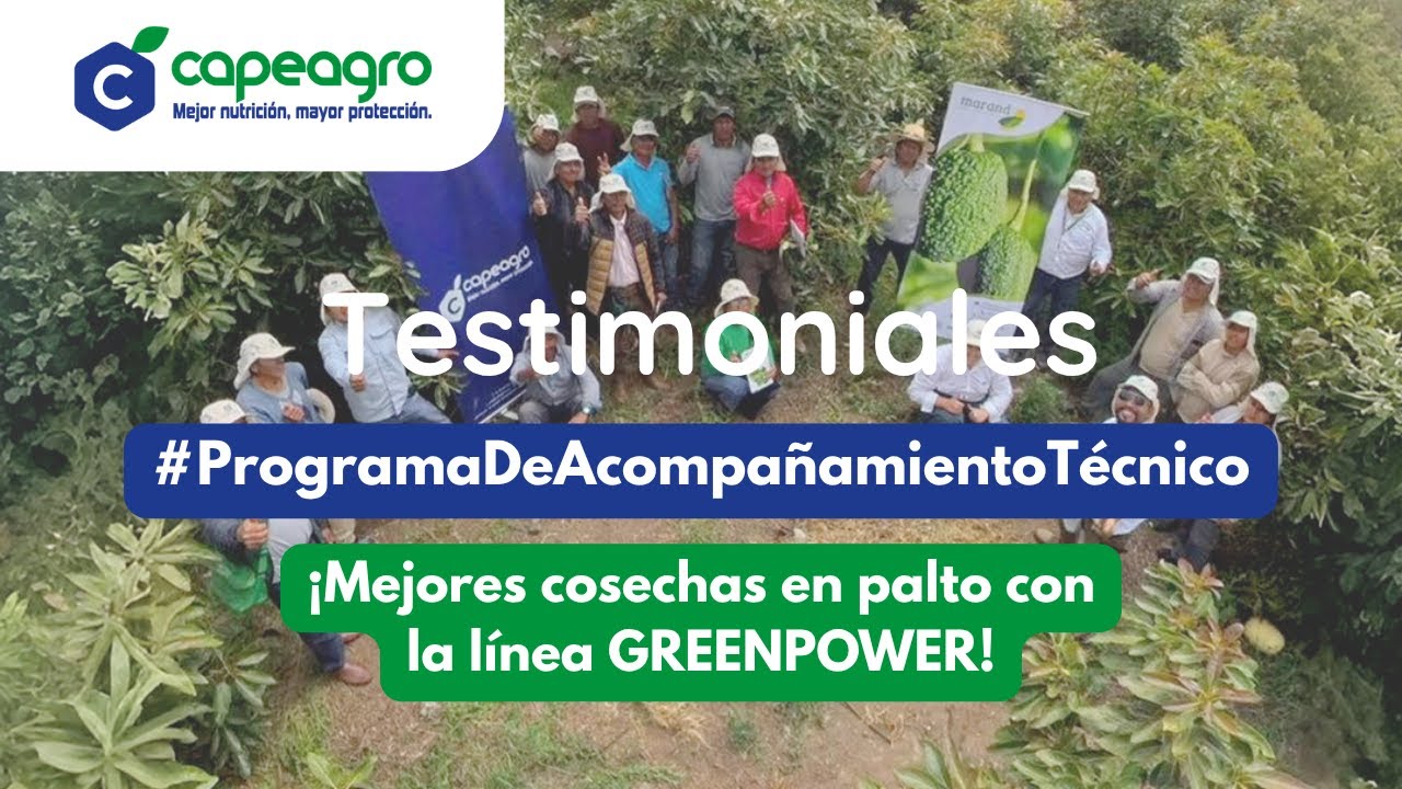 ¡Mejores cosechas en palto con la línea GREENPOWER!
