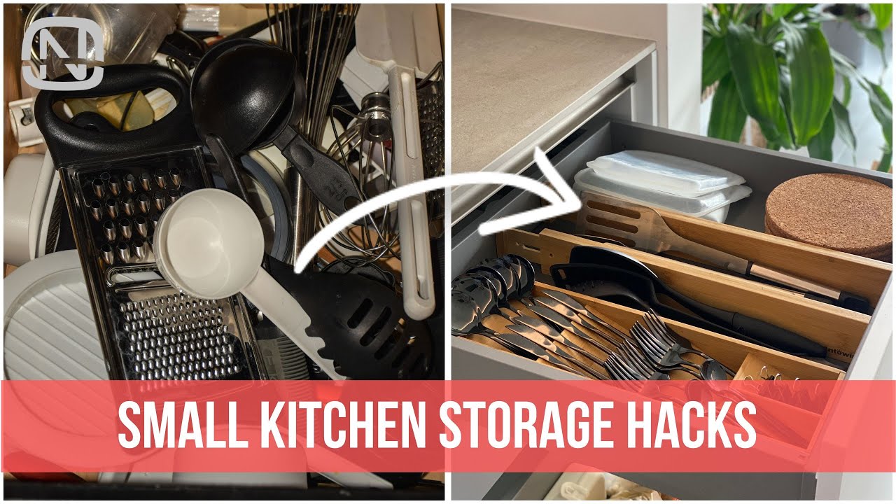 10 genius KITCHEN ORGANIZATION HACKS to maximize space