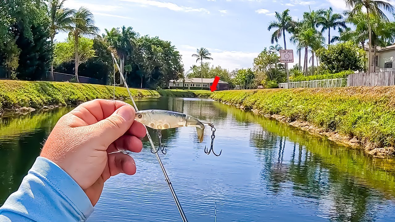 Fishing TINY Ditches in SOUTH FLORIDA for a Fish of a LIFETIME!!