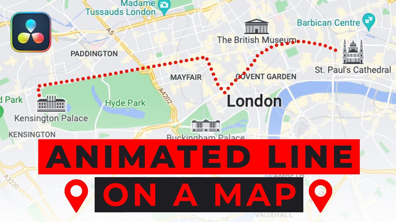 How to Draw an Animated Line on a Map?