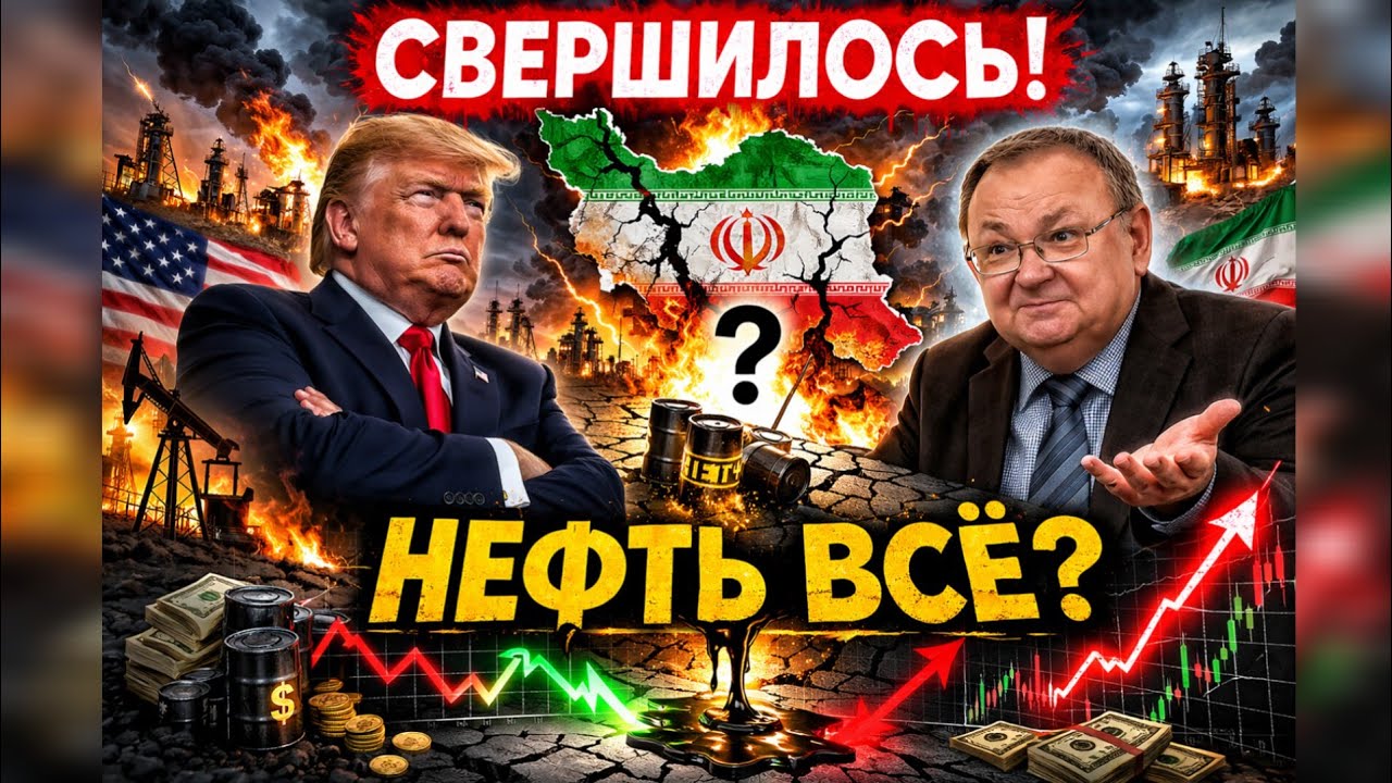 🛢️КРУТИХИН: Иранский взрыв! Что будет с режимом и ценами на нефть после случившегося?