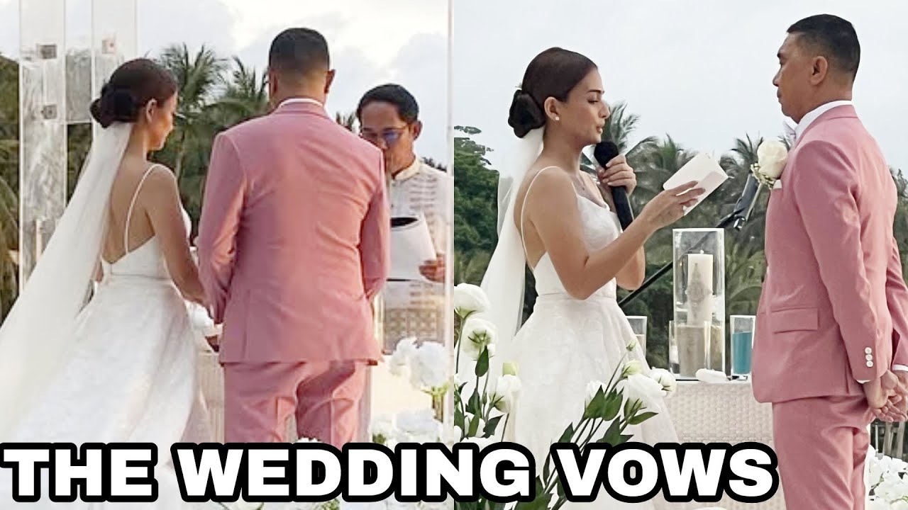 The Wedding Vows of Jose Manalo and Mergene Maranan Wedding Eat Bulaga Dabarkads