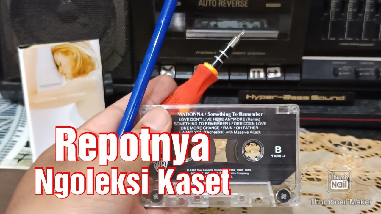 Cara Mengatasi Suara Kaset Pita Yang Mendem ato Timbul Tenggelam - Repotnya Ngoleksi Kaset