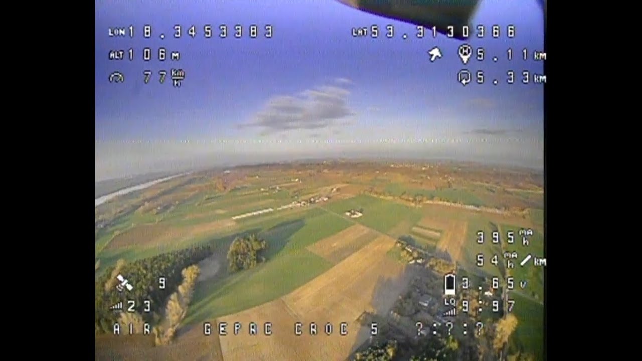 test long range 5 km - analogowy VTX Rush Tank Solo - DVR