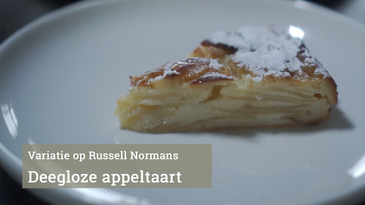 De simpelste appeltaart zonder deeg