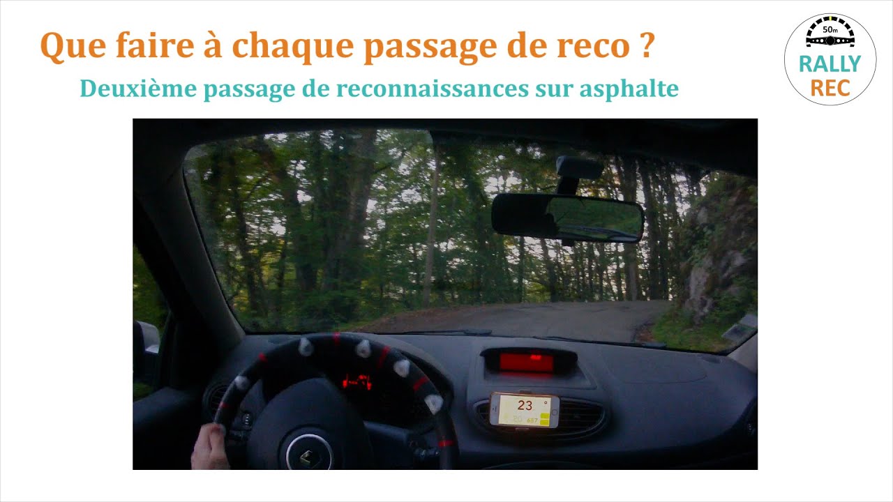 Tutoriel Rally Rec prise de note en rallye - 7 Que faire à chaque passage de reco + vidéo