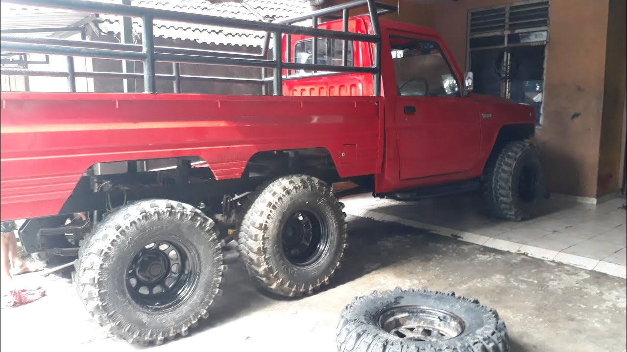 Modifikasi Taft Gt F70 tronton pickup truk 4x6