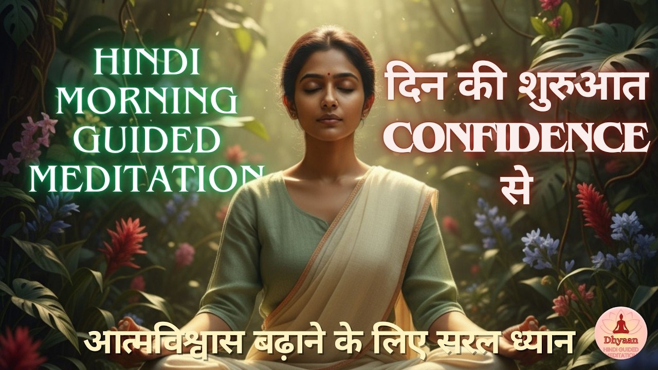 दिन को आत्मविश्वास से शुरू करें | Hindi Guided Morning Meditation for Confidence & Positive Energy