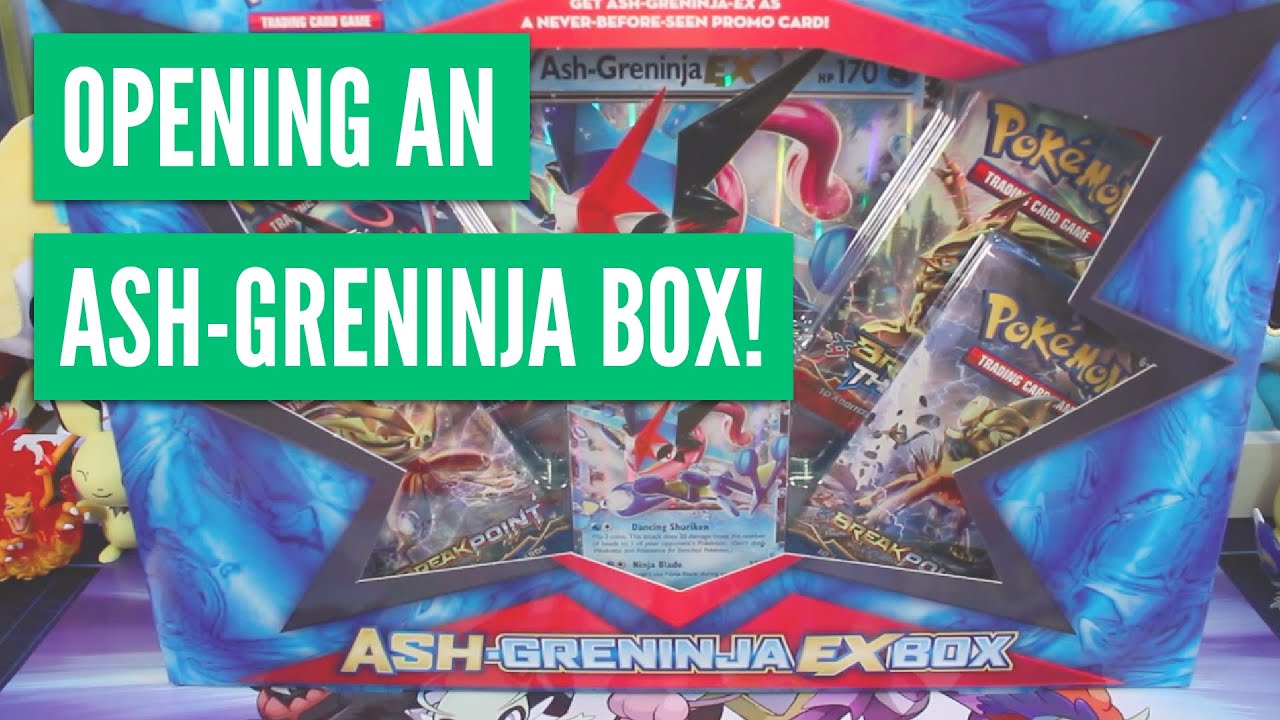 Opening an Ash-Greninja Box! | Pokemon Cards