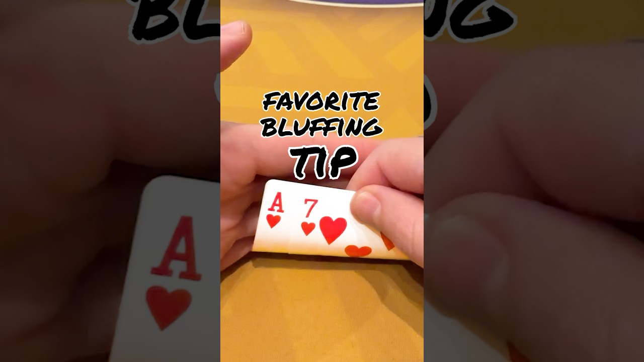 мой ЛЮБИМЫЙ совет по блефу 🤫 #poker #pokerhand #pokerhands