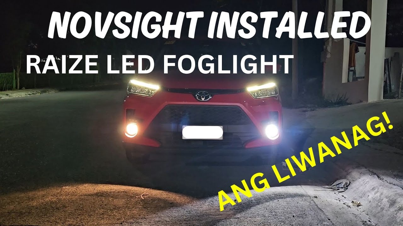 NOVSIGHT N31 LED INSTALLED -TOYOTA RAIZE FOGLIGHT