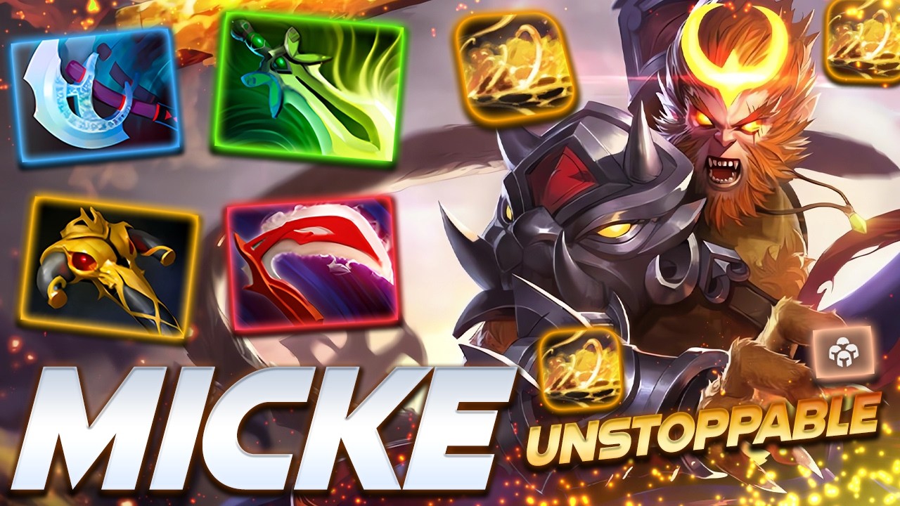 Micke Monkey King Unstoppable - Dota 2 Pro Gameplay [Watch & Learn]
