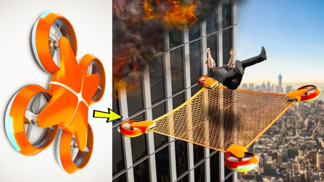 5 AMAZING TECHNOLOGY DRONE INVENTION ▶ Can Save Human Life