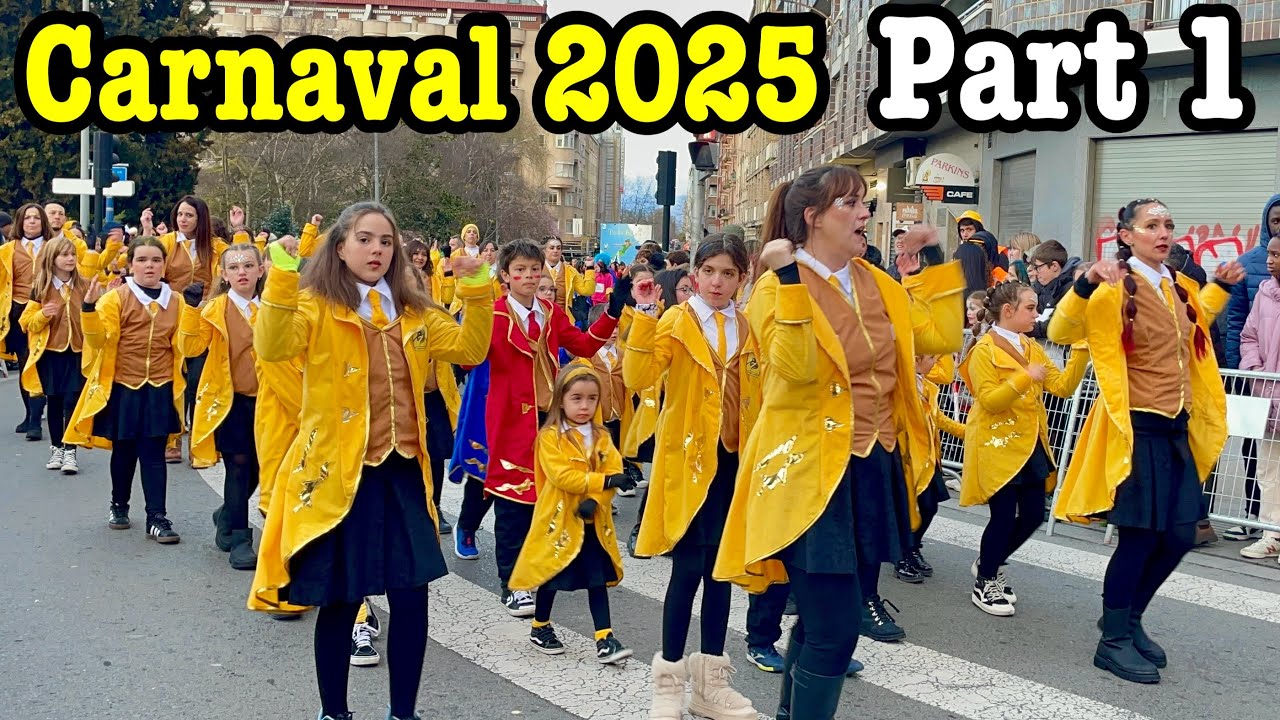 Desfile de Carnaval 2025 en Vitoria | Carnival Parade Vitoria Gasteiz Spain 2025 (Part 1)