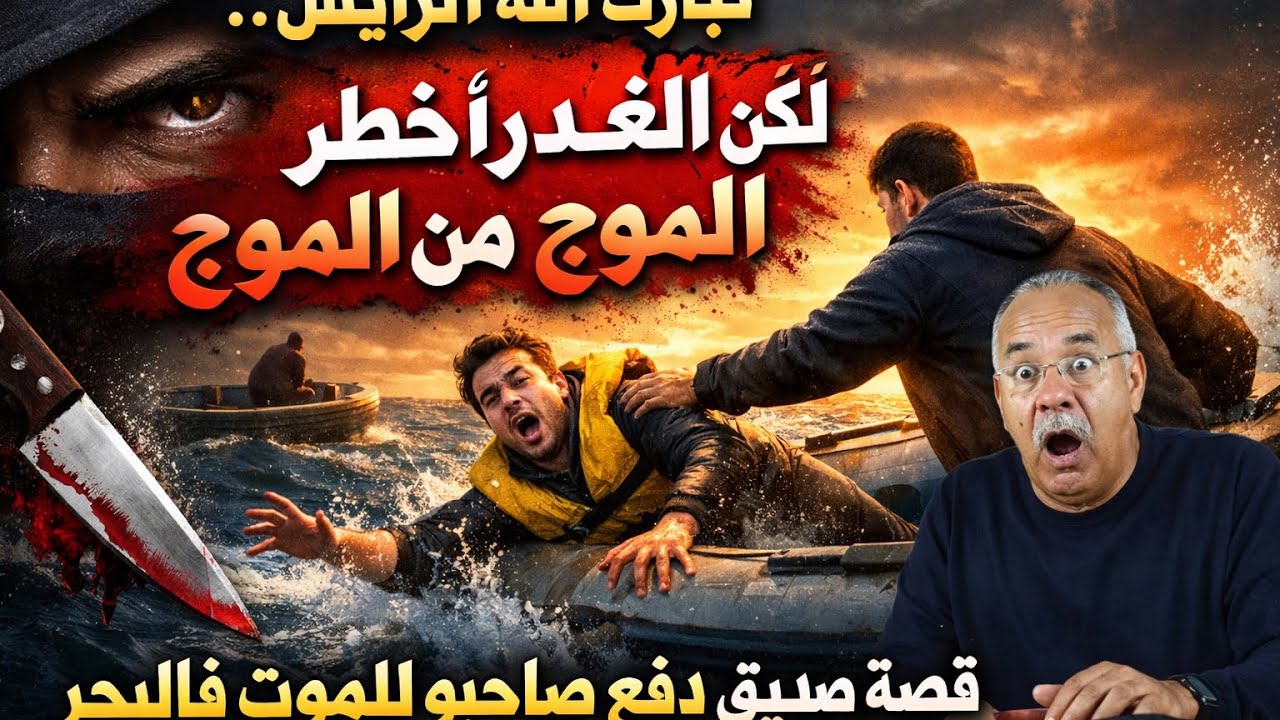تبارك الله الرايس… لكن الغدر كان أخطر من الموج! قصة صديق دفع صاحبو للموت فالبحر