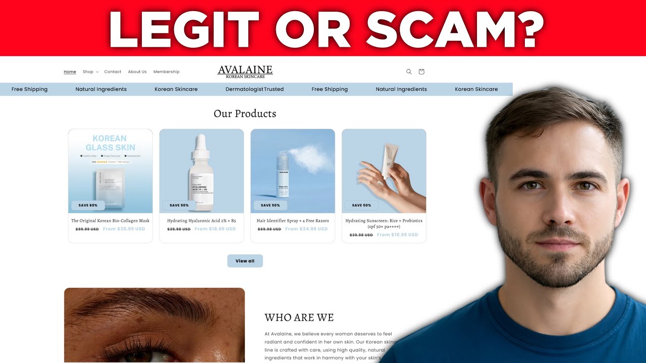 Обзор Avalaine.com 2026: Легитимный магазин модной одежды или вирусный мошеннический бутик? 🛑