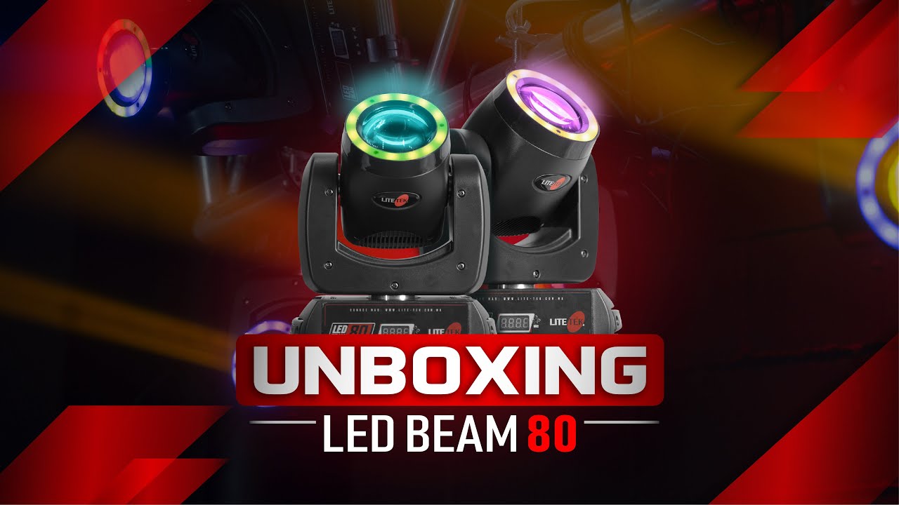 Unboxing Led Beam 80 - Lite Tek
