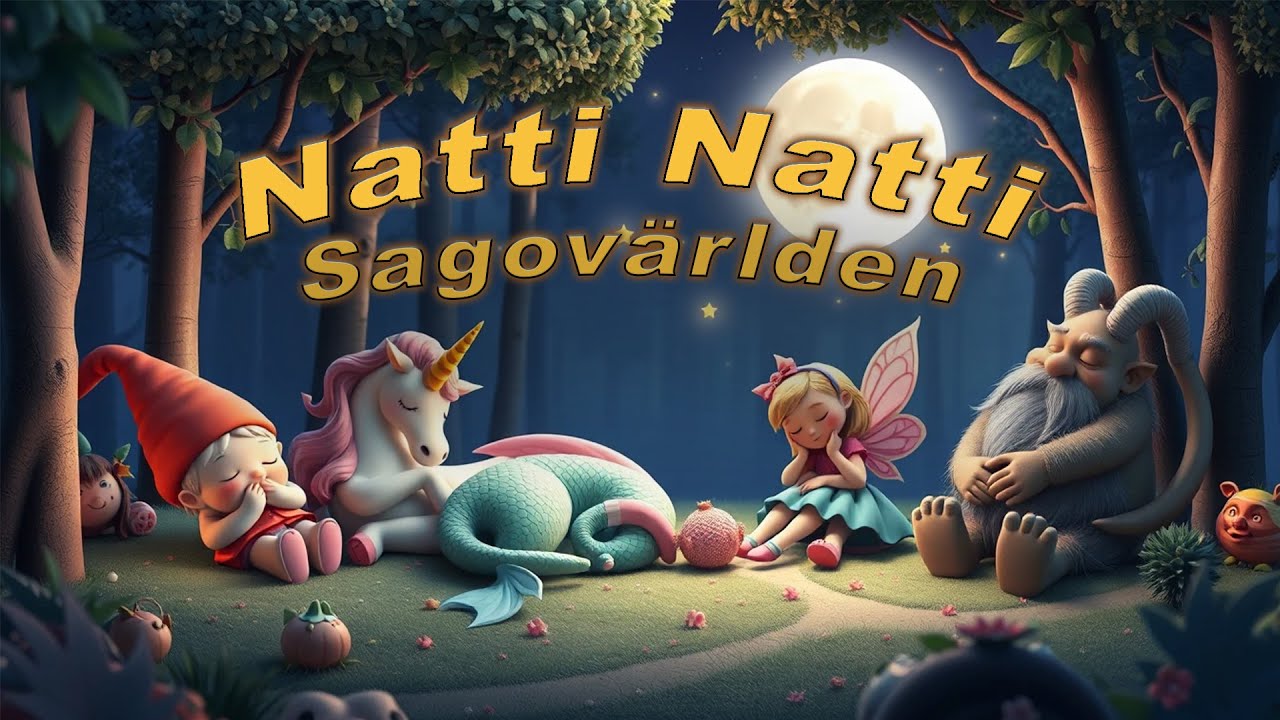 Godnattsaga f&ouml;r barn &ndash; Natti Natti Sagov&auml;rlden  | Sovdagsvideo med djur