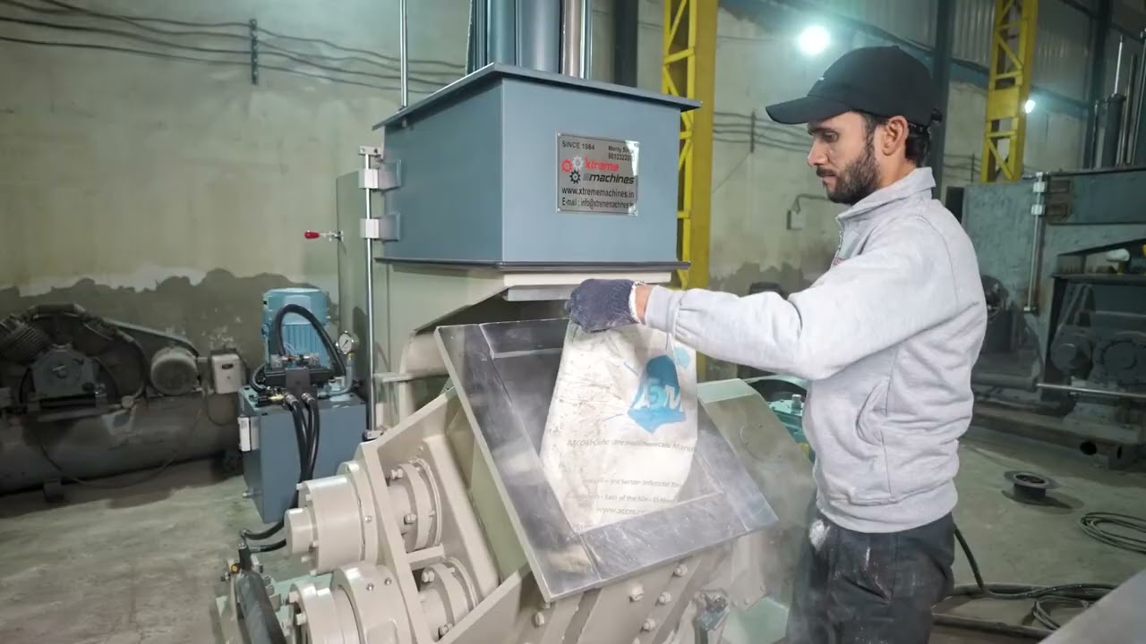 40 Litre Filler Making Air Die Face Cutting Machine made by Xtreme Machines, Monty Singh, New Delhi.