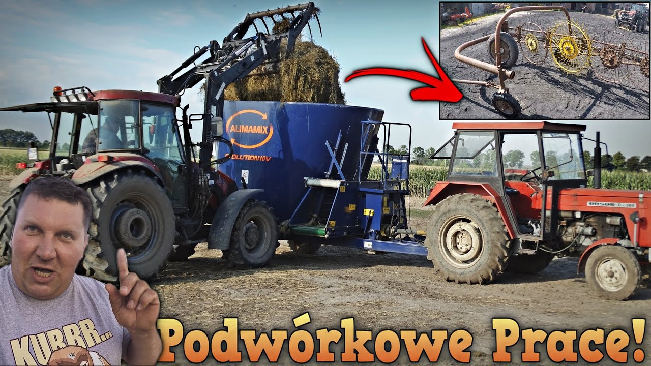 Mieszanie Paszowozu & Naprawa Zgrabiarki 🛠 Wiosna 2020 [KrzychuVlog #33] 🌾 MafiaSolec