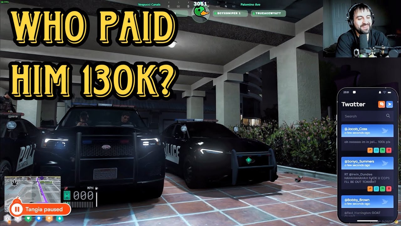 Cpt Slacks & PD’s Reaction to The City Paying off Dundee’s Debt to Get Him Out Of Jail | Nopixel 4.0