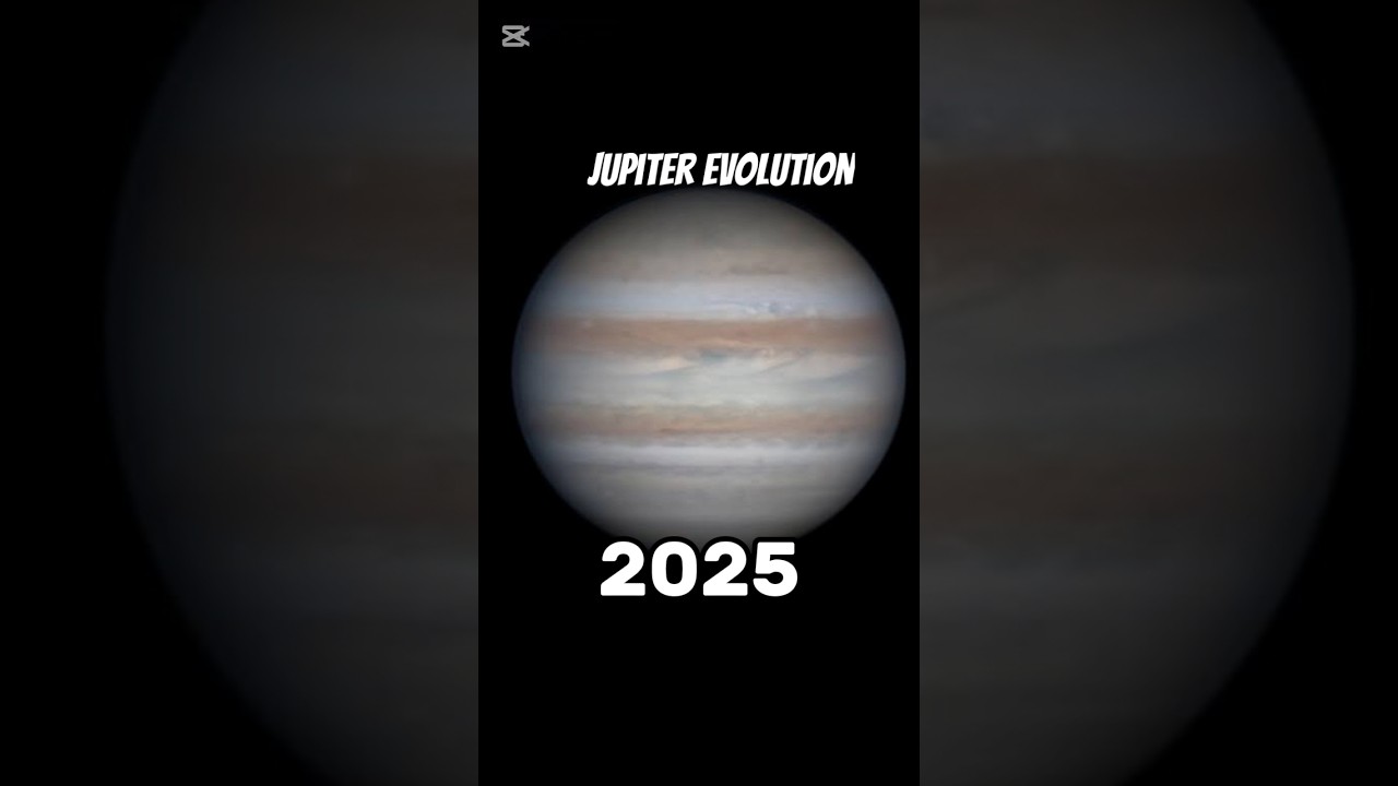 Jupiter Evolution 🪐🤔.Picture Edition (1879-2025)#solarsystem #planets #evolution #jupiter
