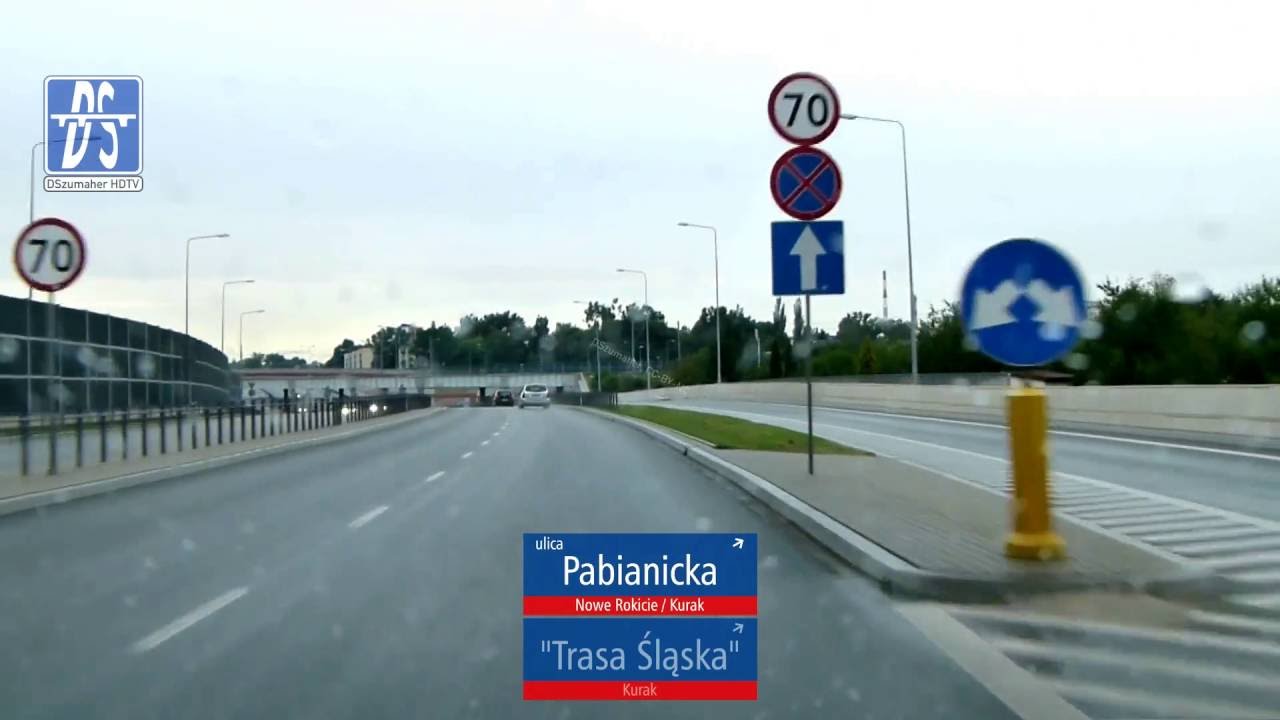 🇵🇱 DK91: Łódź, Trasa Górna + al. Włókniarzy (2x)