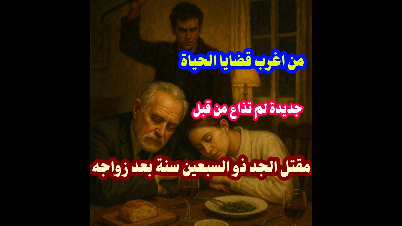 من اغرب قضايا الحياة حل لغز مقتل الجد ذو السبعين سنة بعد زواجه والقاتل هيصدمك فعلا