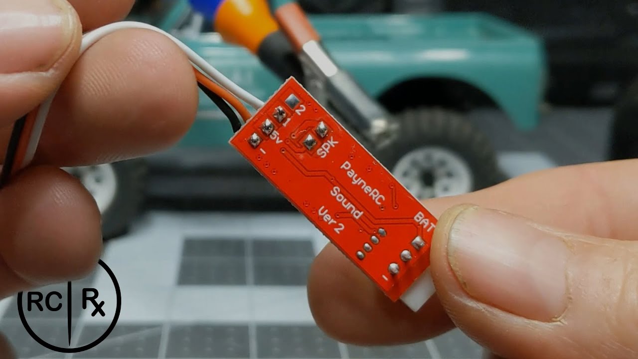 PayneRC Diesel Sound Kit v2 for Micro Crawlers | Mod, Install & Test