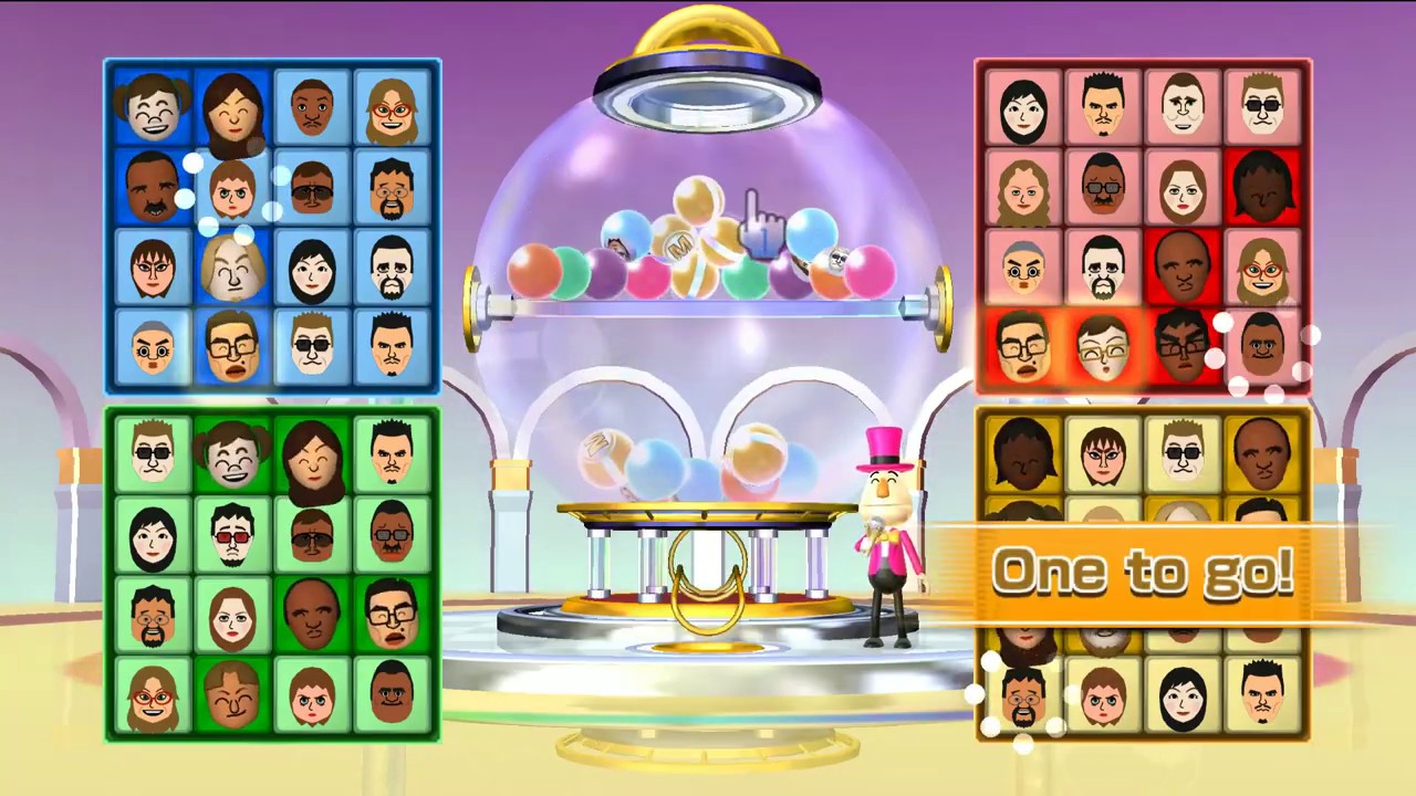 Wii Party - Bingo - Party mode #2 EXCITING GAME