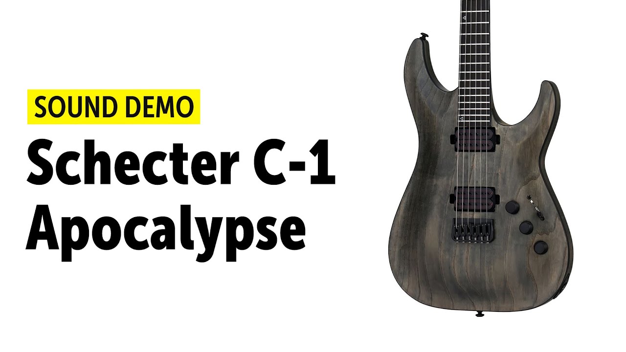 Schecter C-1 Apocalypse - Sound Demo (no talking)