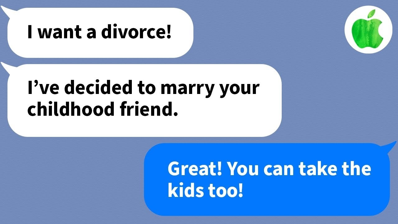 【Apple】My husband tries to leave me for my childhood friend, but I was excited because...