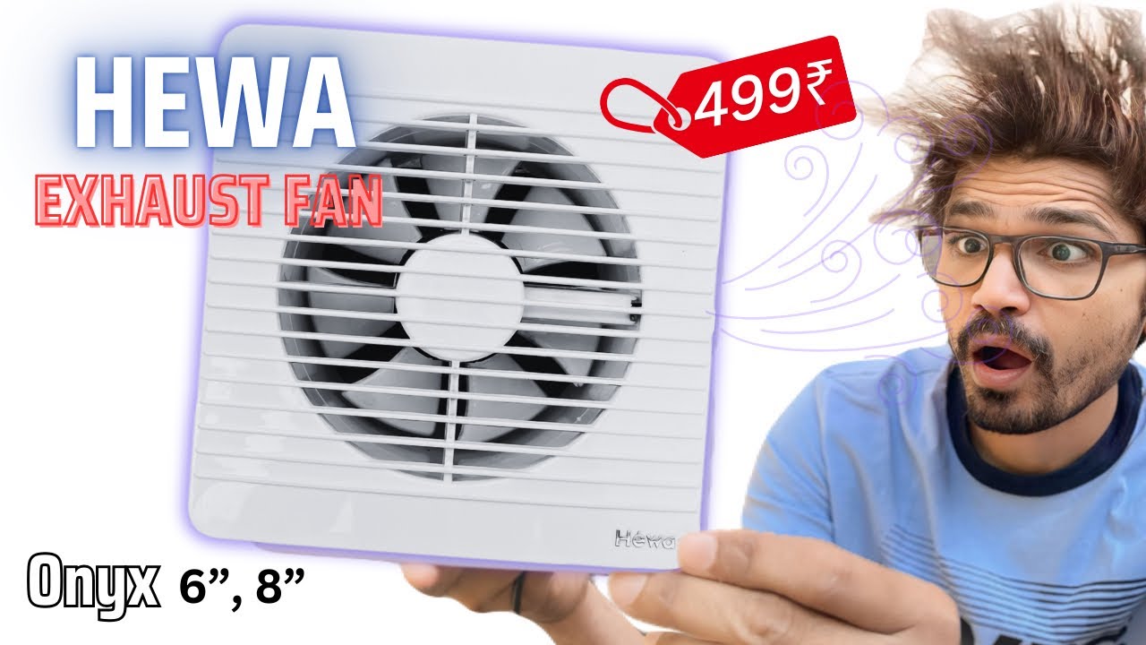 Hewa 6 inch 150mm Exhaust Fan Review || Best Exhaust Fan For Kitchen, Bathroom, Office &  Bedroom ||