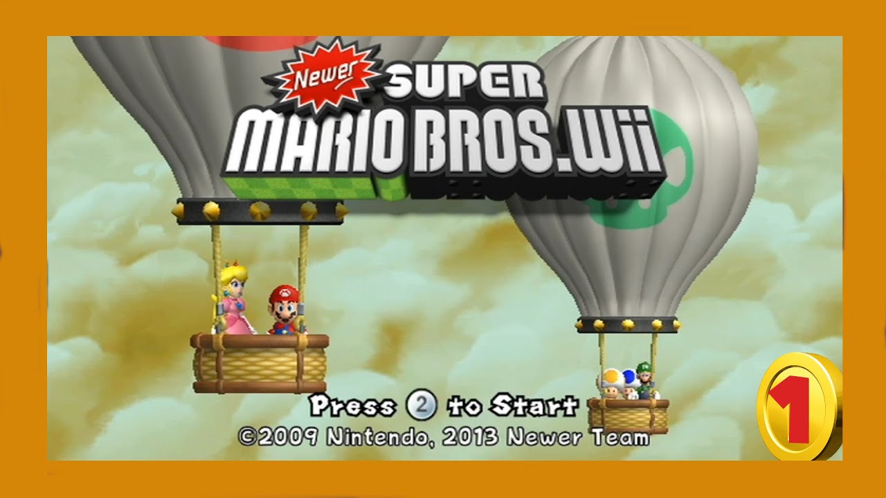 Let's Play Newer Super Mario Bros. Wii Part 1 Ein Hack für Mario Bros. Wii