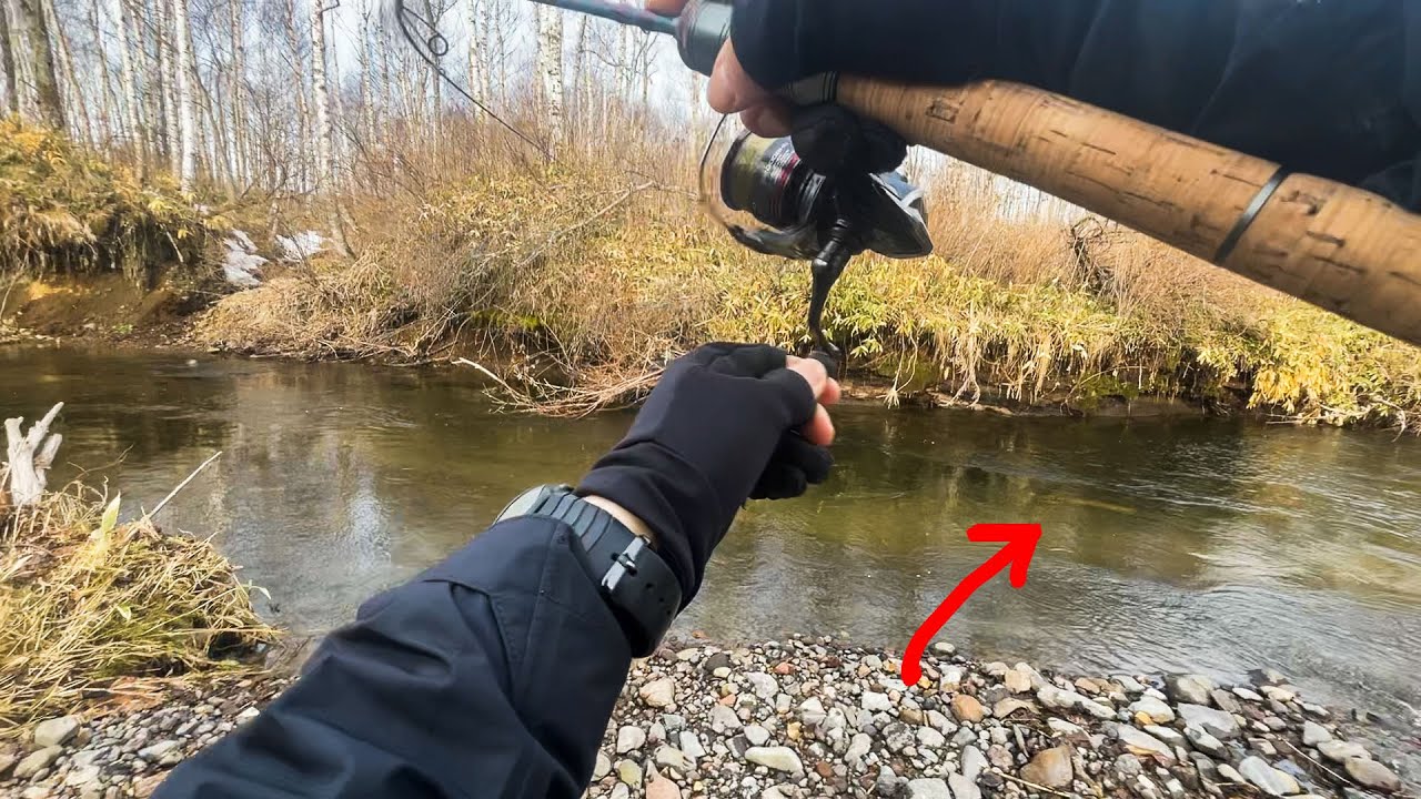 60アップのレインボーが釣れた日。【北海道渓流釣り】