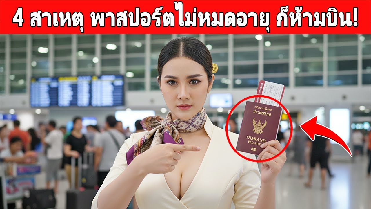 พาสปอร์ตไม่หมดอายุ แต่ทำไมอดบิน? 4 "ข้อผิดพลาดที่พบบ่อย" ที่คุณต้องเช็กด่วน!