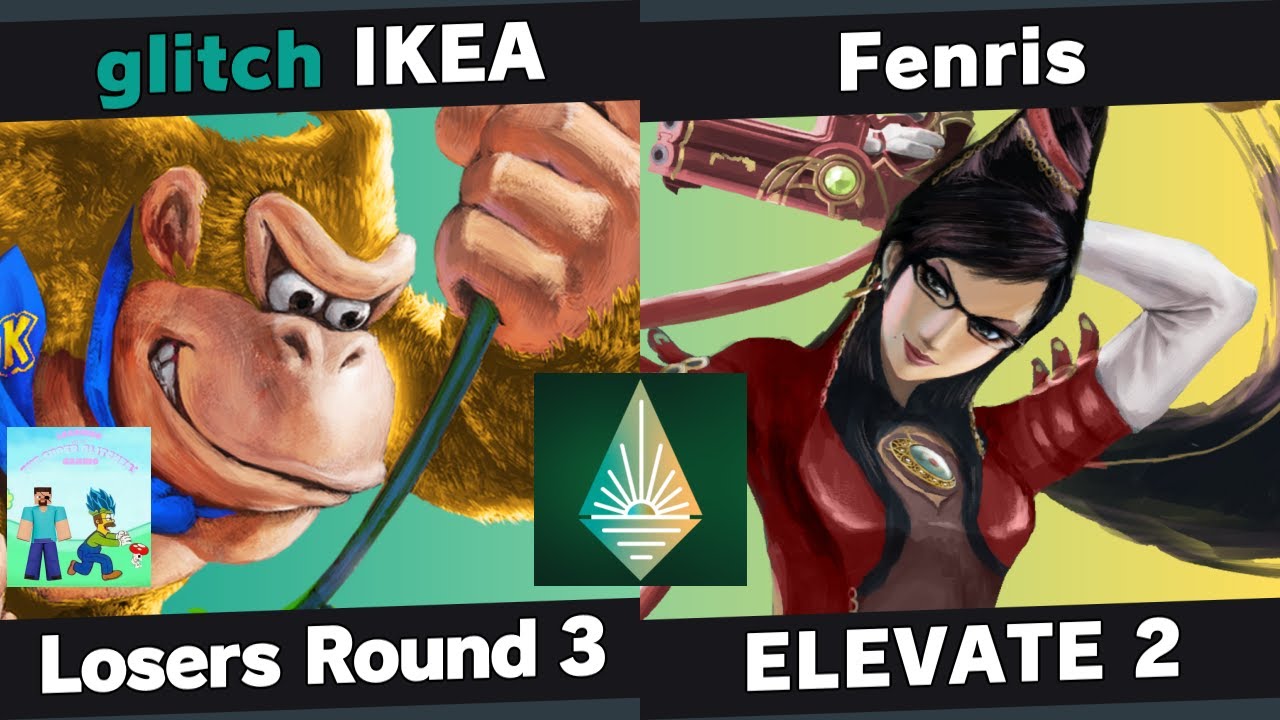 ELEVATE 2 - IKEA (Donkey Kong) vs Fenris (Bayonetta, Bowser Jr.) - Losers Top 8