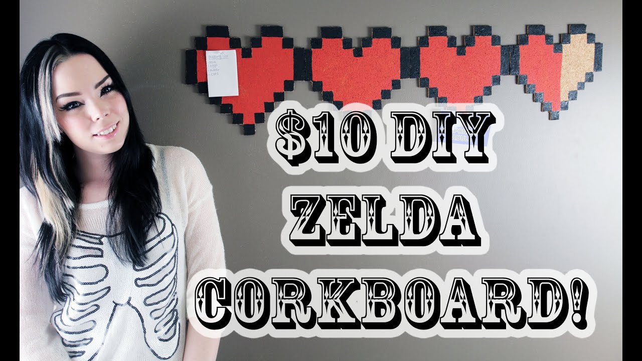 Zelda Cork Board DIY for UNDER $10!