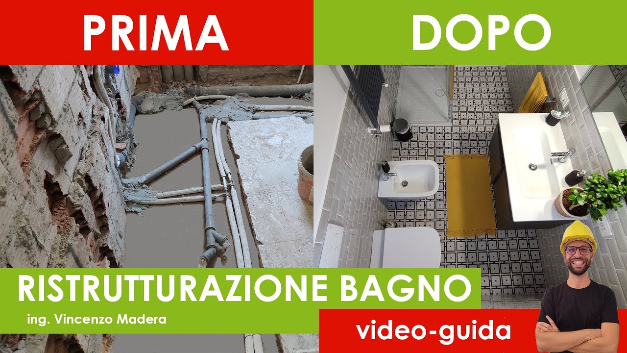 Ristrutturazione bagno: video guida, fasi e consigli