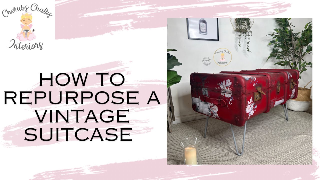 How to Repurpose and Upcycle a Vintage Suitcase