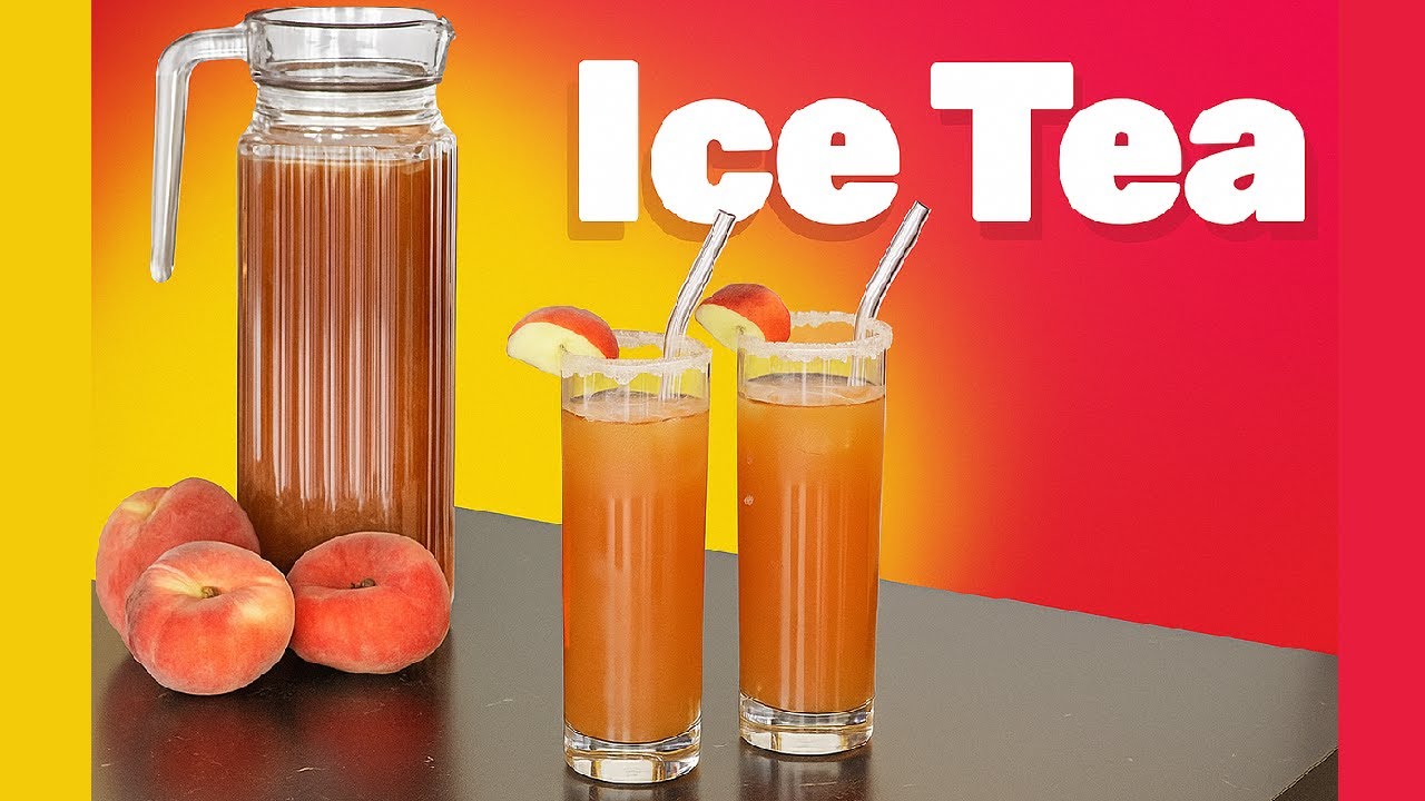 Ice Tea à la Pêche Maison 🍑 | Rafraîchissant, Naturel et Facile à Faire !