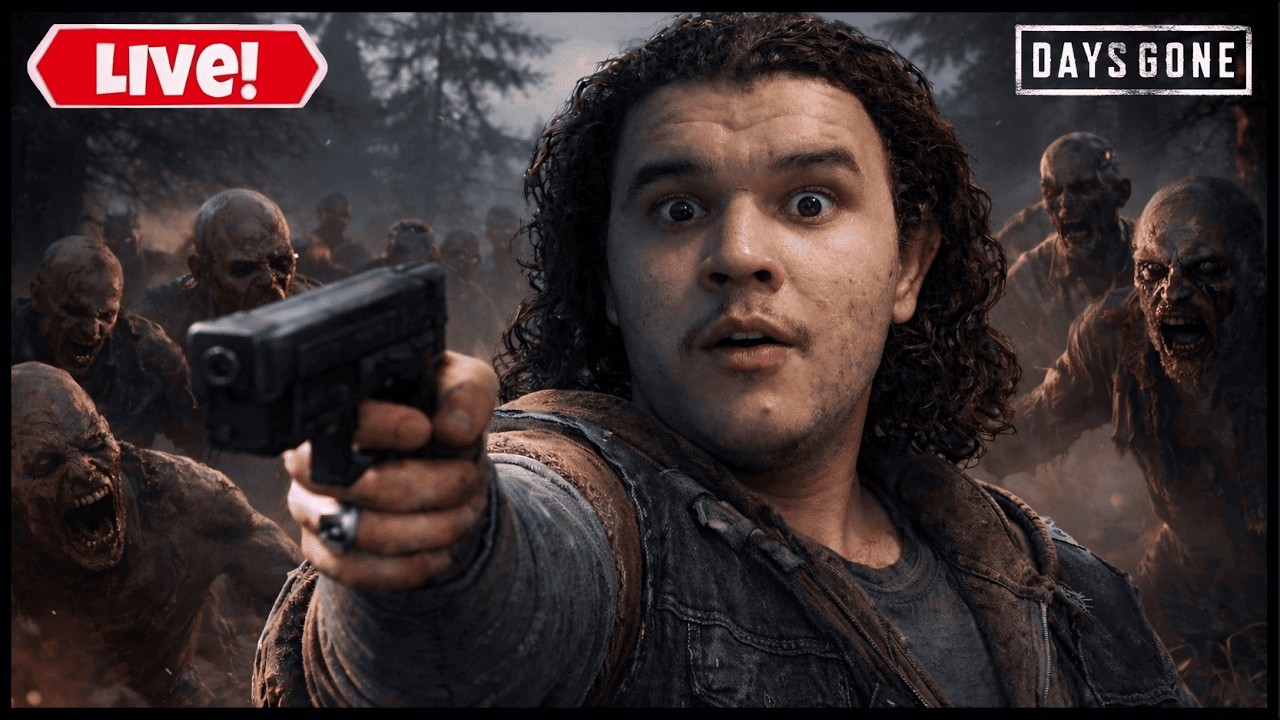 Days Gone - INICIANDO A GAMEPLAY PÓS APOCALÍPTICA #1 🧟 AO VIVO 🧟 !!!