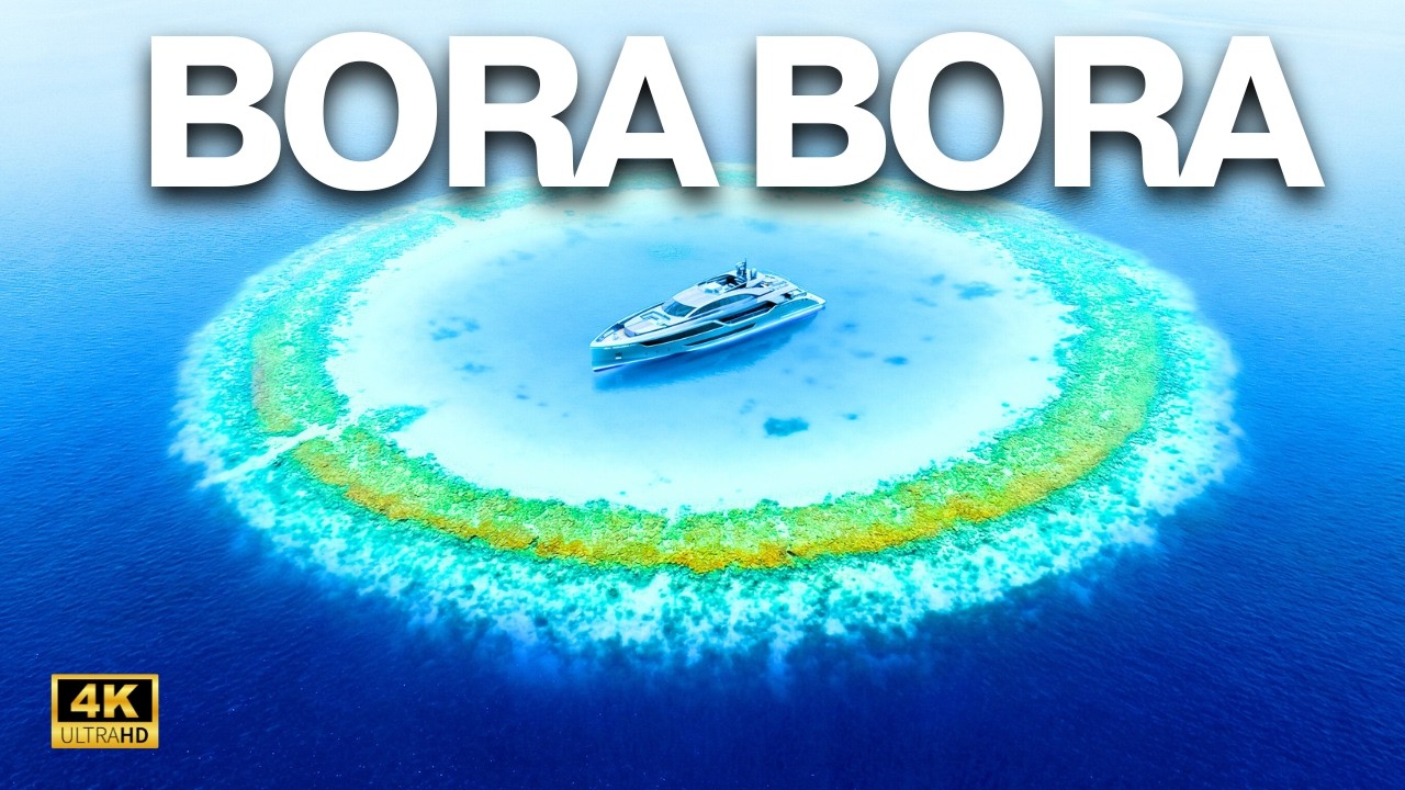 🇵🇫 IF YOU CAN'T TRAVEL HERE, WATCH THIS | The Unreal Beauty of Bora Bora | 3 Hours Deep Ocean Beats