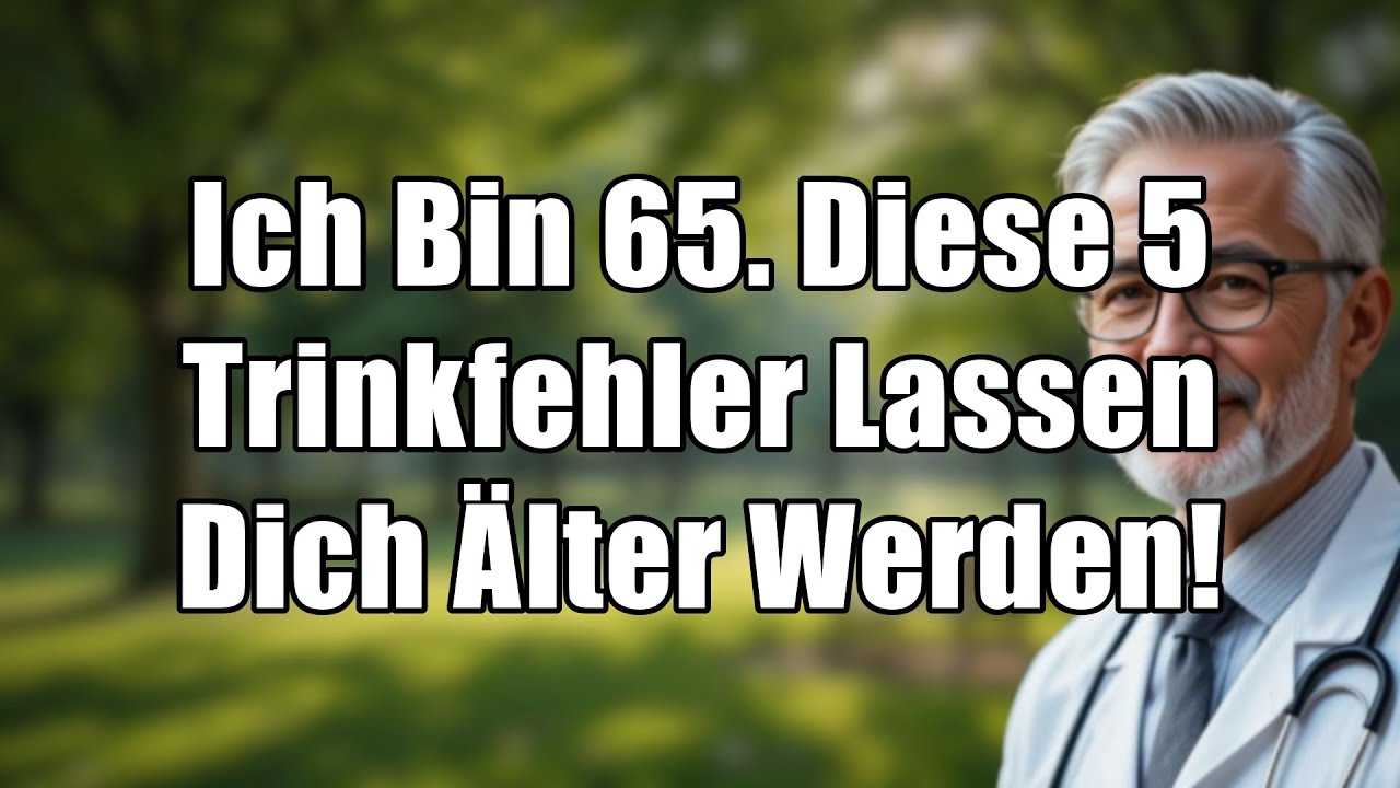 Schockierend! 5 Trinkfehler ab 60, die dich altern lassen. Anti-Aging f&uuml;r &Uuml;60!