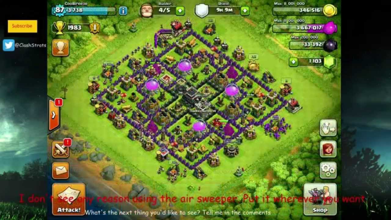 Clash of Clans | Townhall 9 Hybrid Base