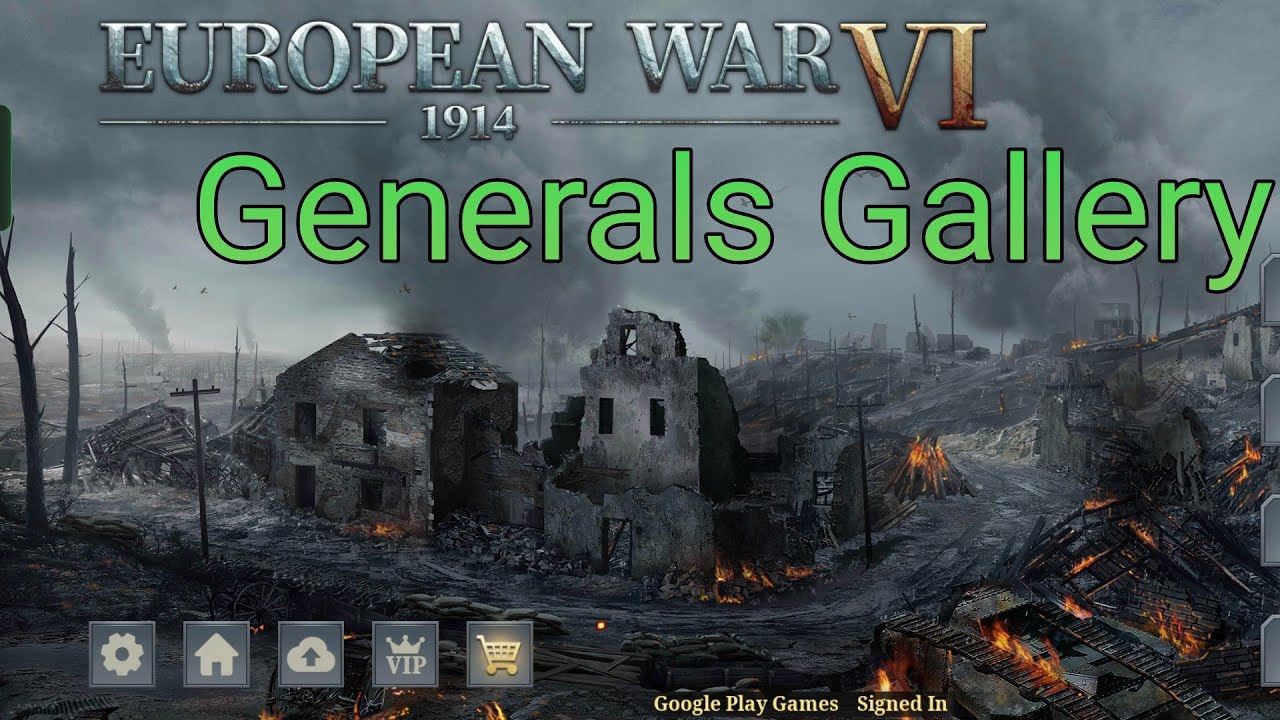 European War 6 1914 Generals Gallery
