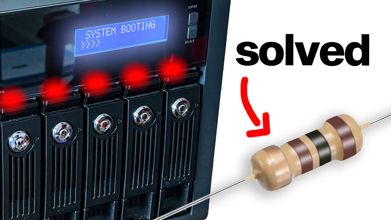 This Cheap Resistor FIXED my $500 NAS!
