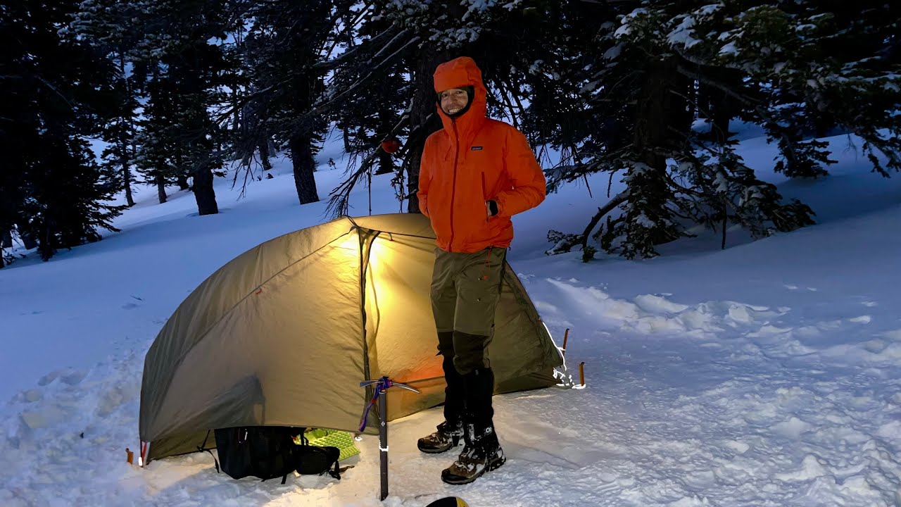 Mt Baldy Winter Backpacking and Ascent